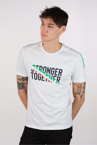 Arma Tricou alb cu gât crew pentru bărbați Y 22344401601