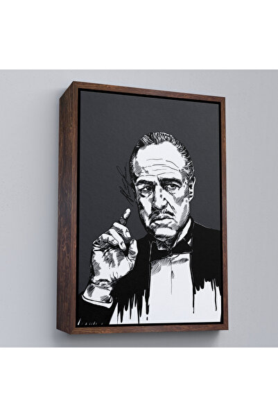 Oxyteez Pictură Mafia Bunicul cu cadru din lemn-7939