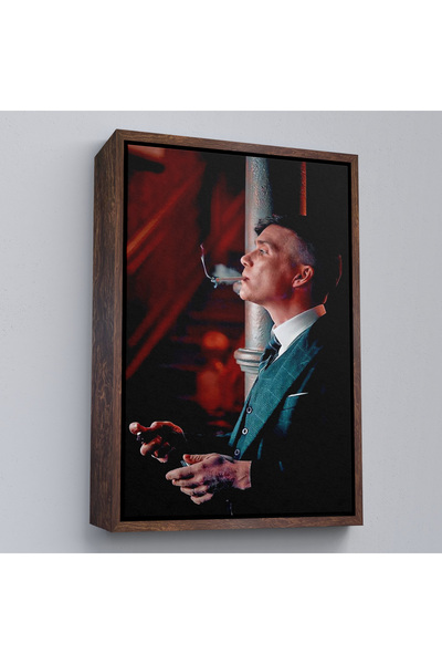 Oxyteez Tablou Thomas Shelby cu cadru din lemn - Tommy Shelby-7843