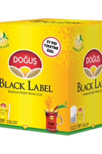 Doğuş Çay Doğuş Black Label Süzen Poşet Çay 1000x2 gr