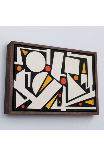 Oxyteez Auguste Herbin cu cadru din lemn - Neige Table-7104