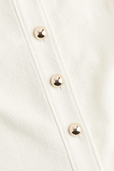 H&M Önü Düğmeli Elbise