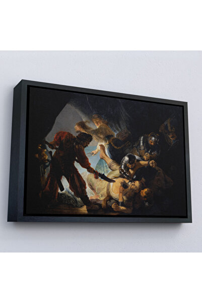 Oxyteez Rembrandt cu ramă din lemn - Tablo - Orbitarea lui Samson - The Blind...