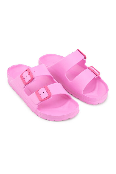 GEZER Летни дамски чехли за баня с двойна катарама и регулируема градина, плаж и басейн