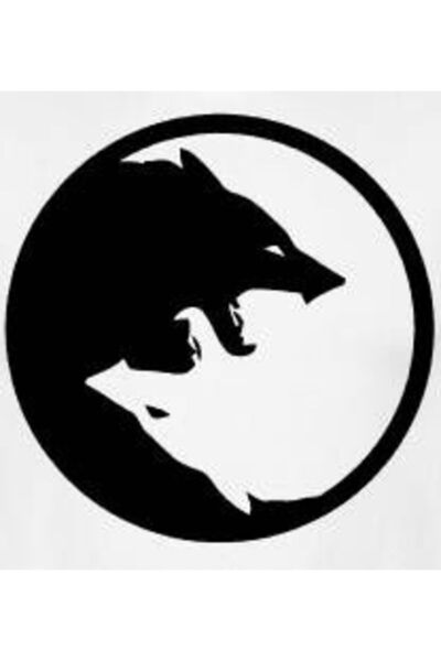 Generic Brand Bear and Full Moon (Auto-Motor-Laptop-Decor) Sticker 10 X 10 cm