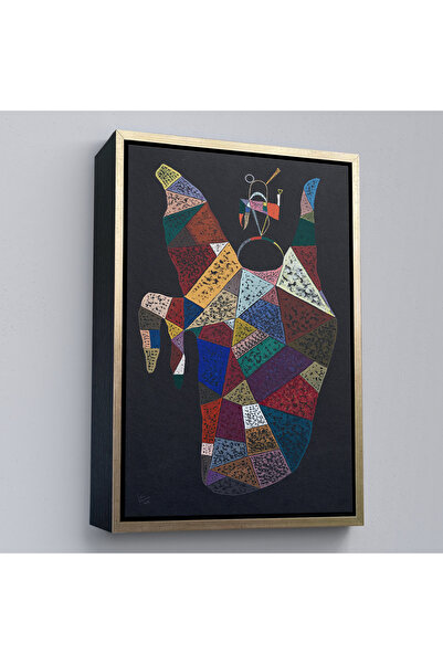 Oxyteez Wassily Kandinsky με ξύλινο πλαίσιο - Η εξουδετέρωση Ohne Titel Paint...