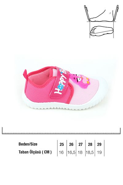GEZER Summer Girl's Linen Happy Bird Velcro Adjustable Shoes