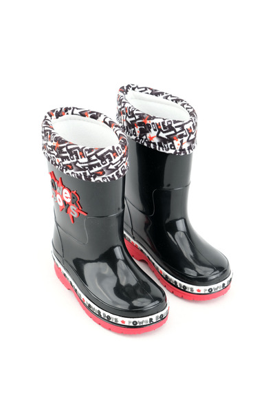 GEZER Winter Boys' Power Boys' Warm Lined Waterproof Rain Boots