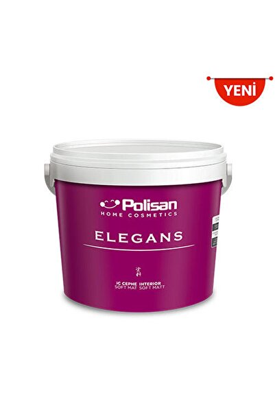 Polisan Beyaz 12,5 Litre Elegans Soft Mat Iç Cephe Boyası (25B00102010)