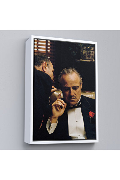 Home Godfather Movie Painting with Wooden Frame-7704