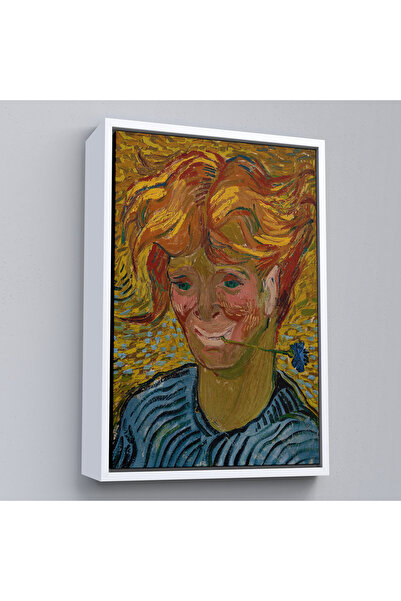 Oxyteez Vincent Van Gogh cu cadru din lemn - Tablou de băiețel cu sunătoare a...