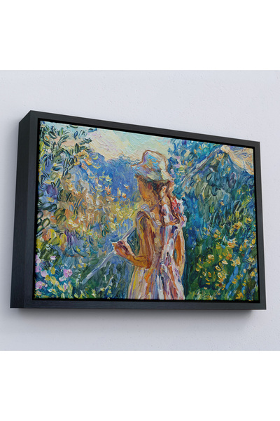 Oxyteez Pictură pentru fetiță cu cadru din lemn-7258