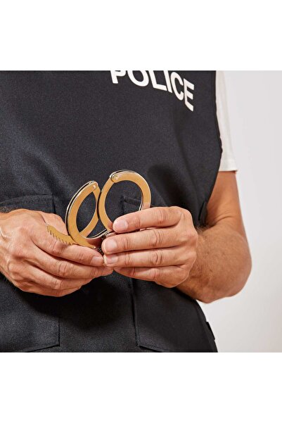 Genel Markalar Metal Malzemeden Imal Anahtarlı Oyuncak Polis Kelepçesi