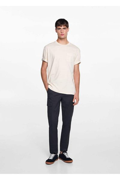 Mango Teen Cotton Cargo Pants