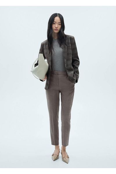 MANGO Woman Mid-Waisted Skinny Pants