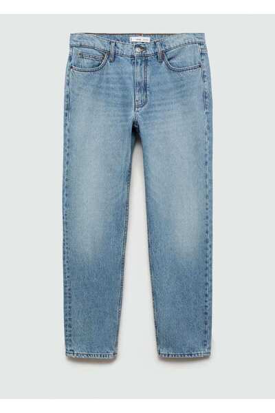 MANGO Man Regular Kesim Bob Jean Pantolon