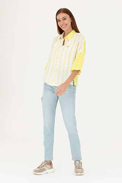 U.S. Polo Assn. Kadın Açık Mavi Jean Pantolon 50263804-DN0021