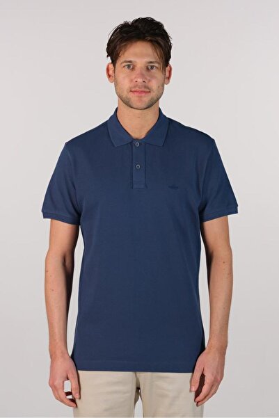 Arma Чоловіча темно-синя футболка з коміром-поло Y22374350601