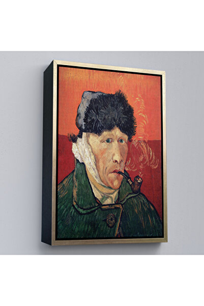 Oxyteez Vincent Van Gogh cu cadru din lemn - Portret cu urechi bandate-7470