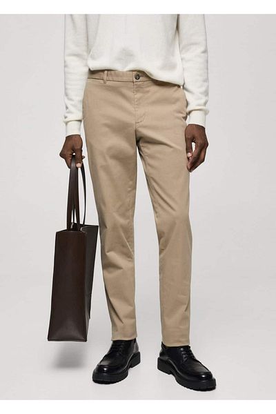 MANGO Man Slim Fit Serj Chino Trousers