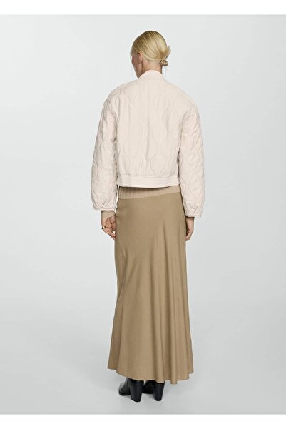 MANGO Woman Kapitone bomber ceket