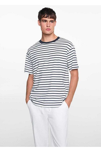 Mango Teen Pantaloni albi pentru copii