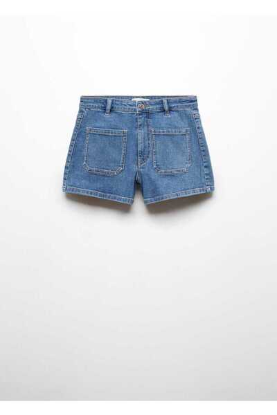 Mango Teen Cepli kot şort