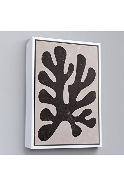 Oxyteez Tablou de artă abstractă în stil Henri Matisse cu cadru din lemn-7619