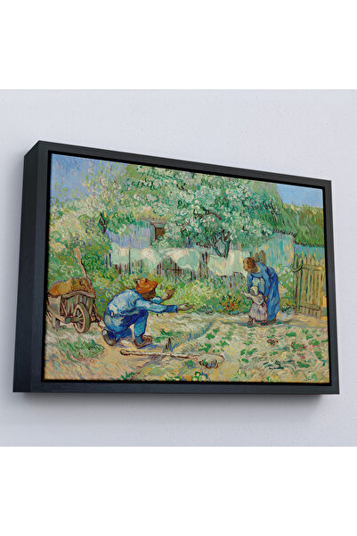 Oxyteez Vincent Van Gogh cu cadru din lemn - Primii pași după Millet Pictură ...