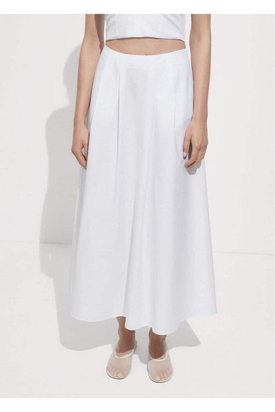 MANGO Woman A-Line Long Skirt