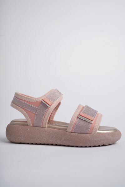 MUGGO Cruz garantált napi ortopéd könnyű talpcsillámos és tépőzáras lányszandálok