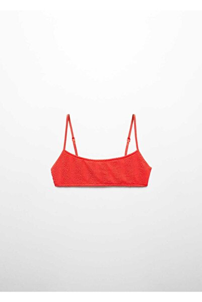 MANGO Woman Dokuma bikini üstü