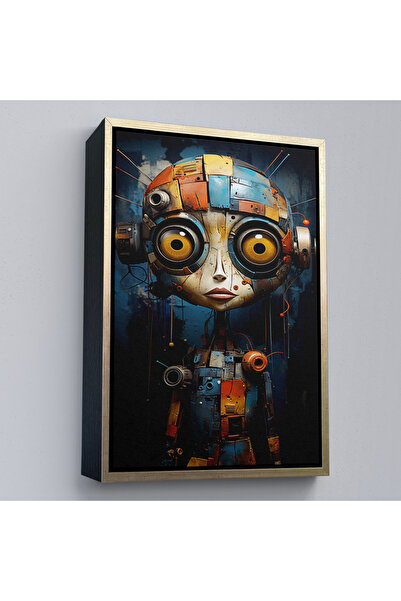 Oxyteez Robatun drăguț cu cadru din lemn vei vedea în curând Tablo-7788