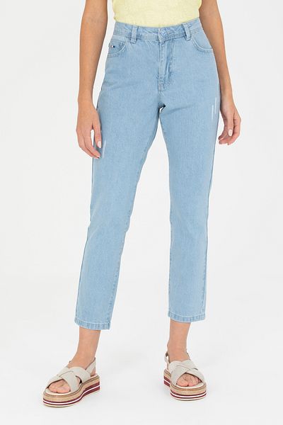 U.S. Polo Assn. Women's Light Blue Boy Friend Fit Jean Trousers 50263775 -Dn0021