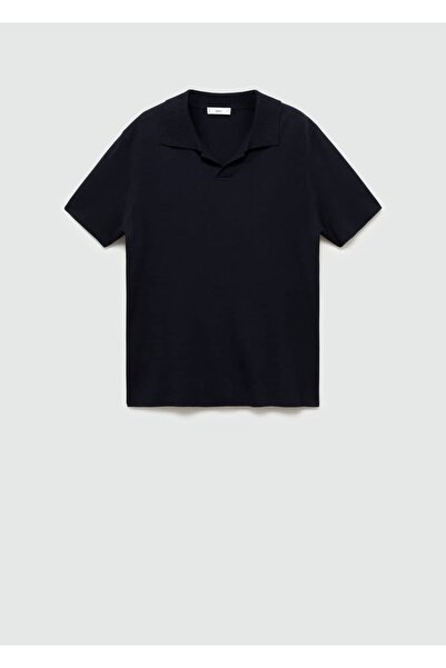 MANGO Man Poloshirt aus strukturierter Baumwolle