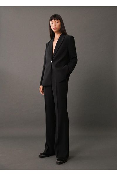 MANGO Woman Straight Cut Blazer Jacket