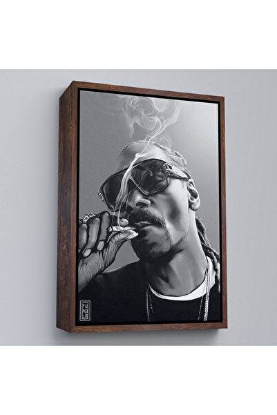 Oxyteez Tablo Snoop Dogg cu cadru din lemn-7690