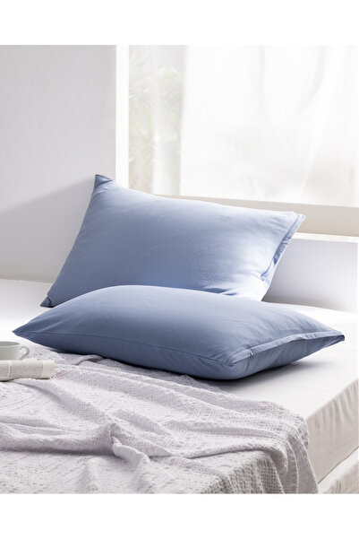 Madame Coco Set de 2 fete de perna din bumbac pieptanat Valeria - Albastru In...