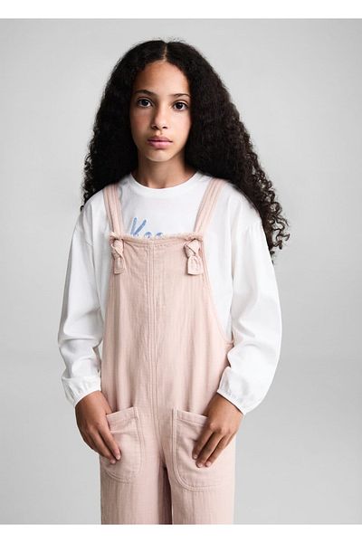 MANGO Kids Lange Salopette mit Taschen