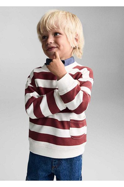 MANGO Baby Bluza z nadrukiem w linię