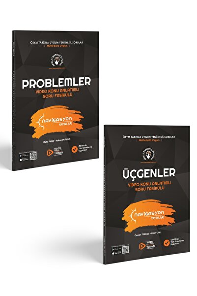 Rasyonel Yayınları Problemler Ve Üçgenler Video Konu Anlatımlı Soru Bankası Seti (2 KİTAP)