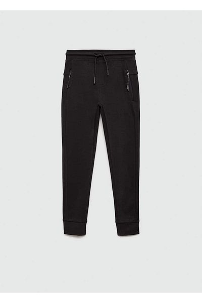 MANGO Kids Jogger Pants with Zipper