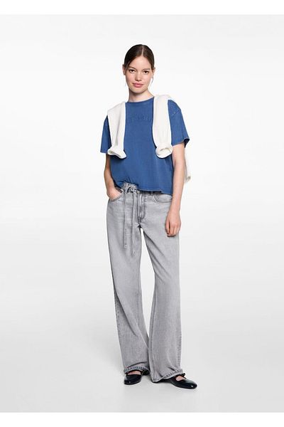 Mango Teen Κεντητό T-Shirt