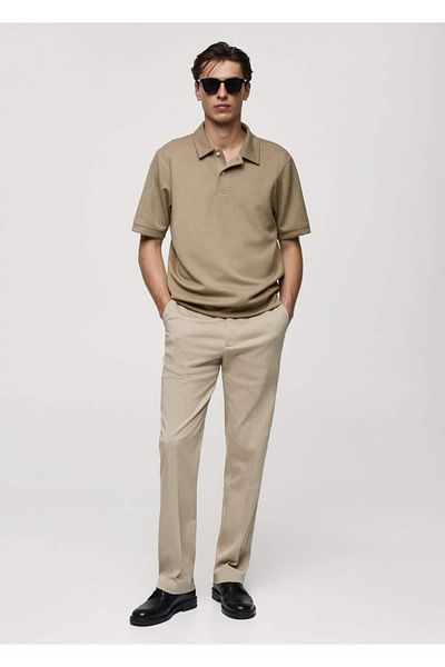 MANGO Man Sweatshirt aus Polostoff mit normaler Passform
