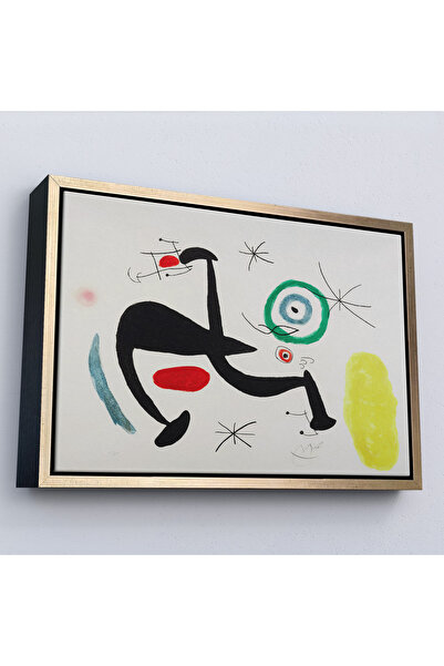 Oxyteez Joan Miro cu cadru din lemn - Cerb cântând Tosca Tablo-7089