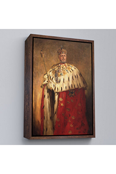 Oxyteez Pictură portret de Oscar Frederick II cu cadru din lemn-8037