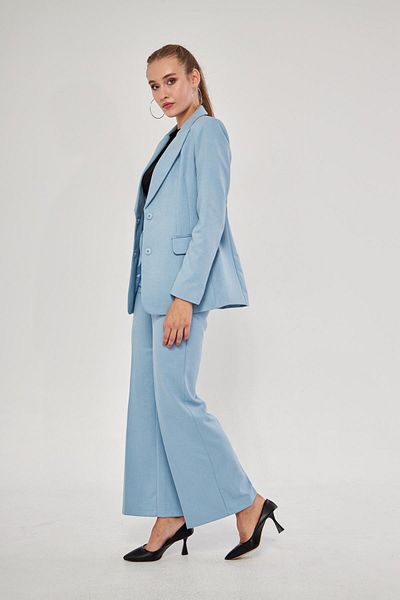 LOVELF Baby Blue - Set cu model de flanel cu 2 nasturi