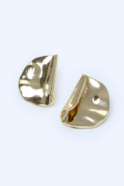 Perspective Gold Colored Earrings