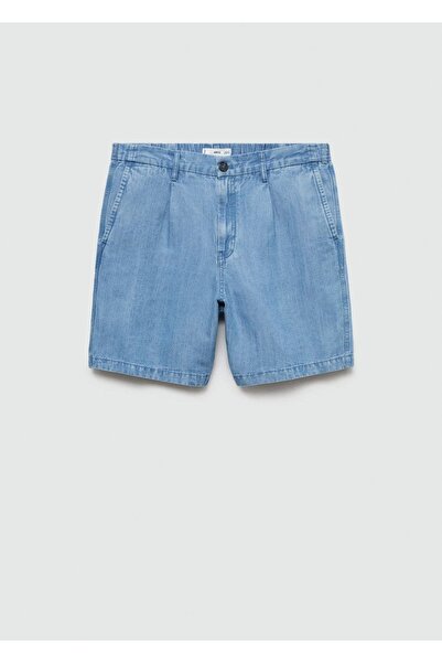 MANGO Man Kenevir lyocell pensli Bermuda şort