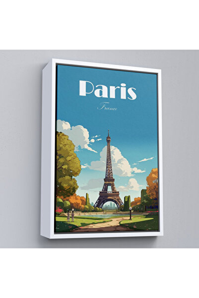 Home Rama din lemn Franța Paris Turnul Eiffel Tablo-7809